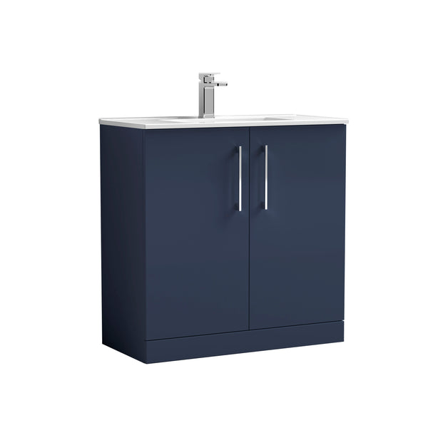 800mm Floor Standing 2-Door Vanity & Basin 2