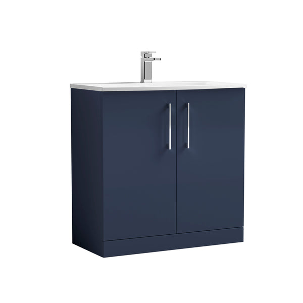 800mm Floor Standing 2-Door Vanity & Basin 4