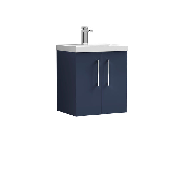 500mm Wall Hung 2-Door Vanity & Basin 3