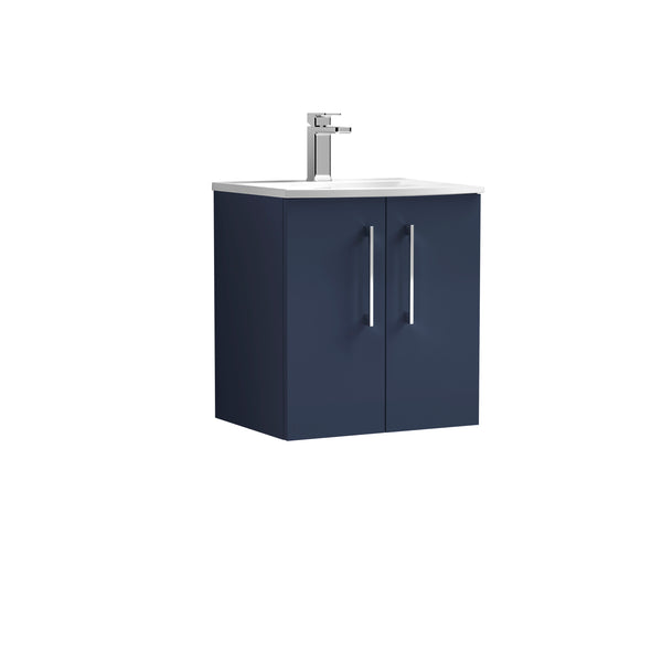 500mm Wall Hung 2-Door Vanity & Basin 4