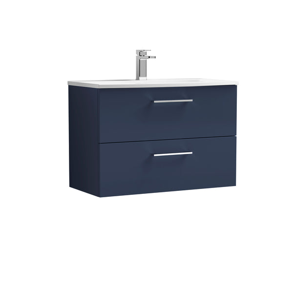800mm Wall Hung 2-Drawer Vanity & Basin 4