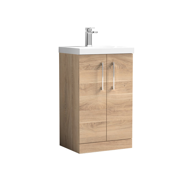 500mm Floor Standing 2-Door Vanity & Basin 3