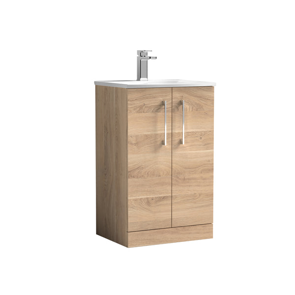 500mm Floor Standing 2-Door Vanity & Basin 4