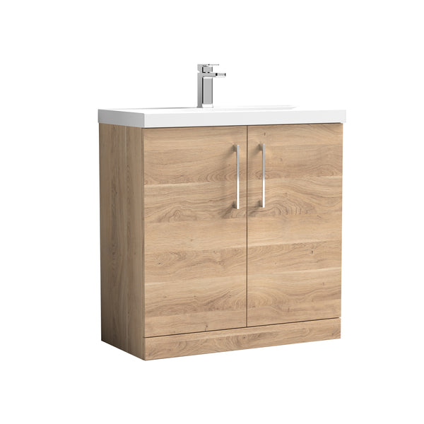 800mm Floor Standing 2-Door Vanity & Basin 1