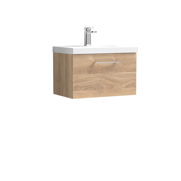 600mm Wall Hung 1-Drawer Vanity & Basin 3