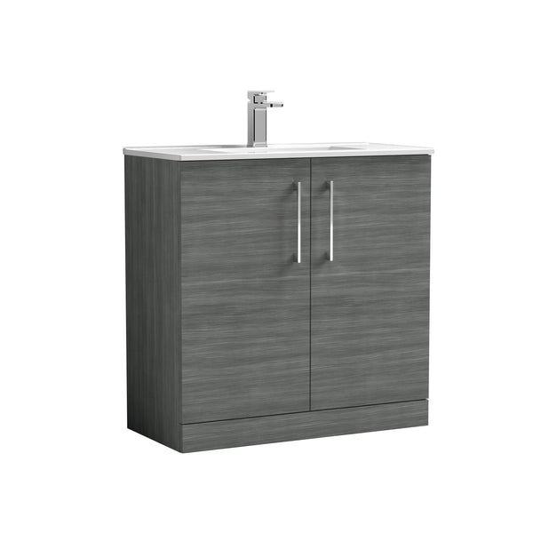 800mm Floor Standing 2 Door Vanity & Basin 2