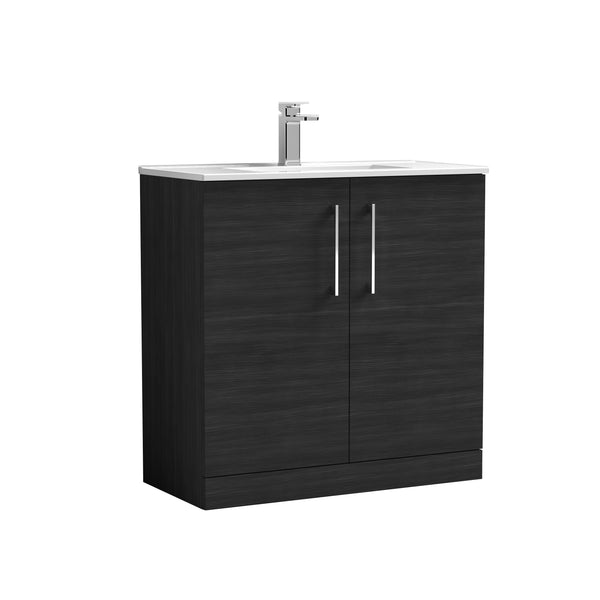 800mm Floor Standing 2 Door Vanity & Basin 2