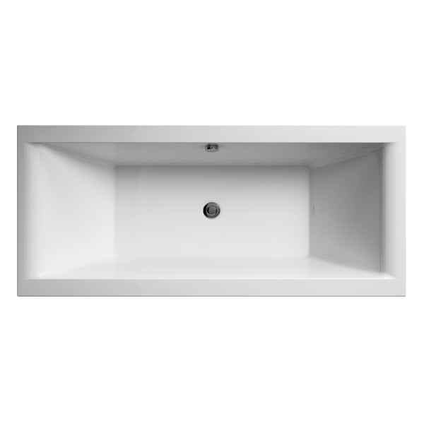 Eternalite Square Double Ended Bath 1800 x 800mm