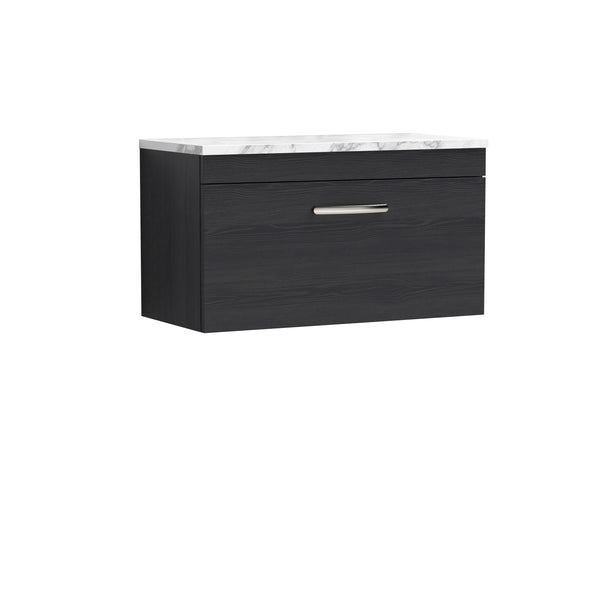 800 Wall Hung Single Drawer Unit & Laminate Worktop