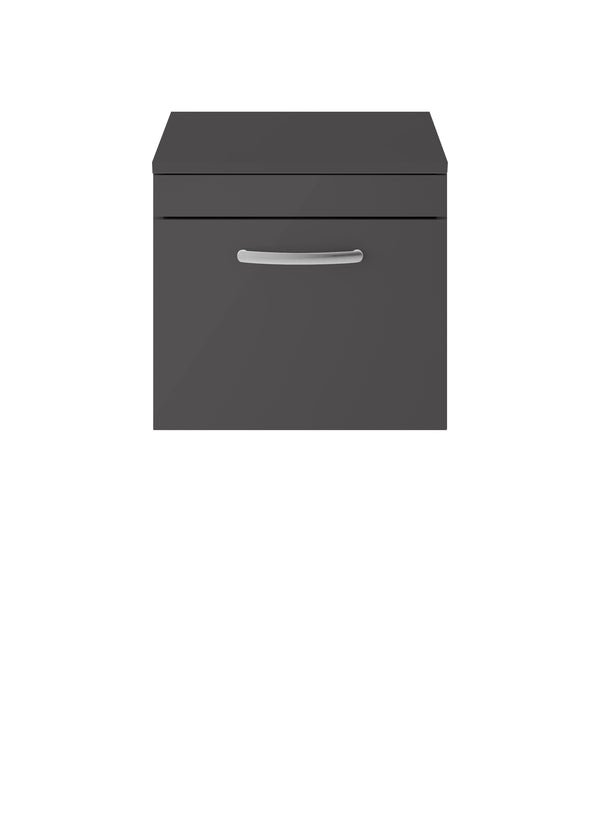 500mm Wall Hung Cabinet With Worktop