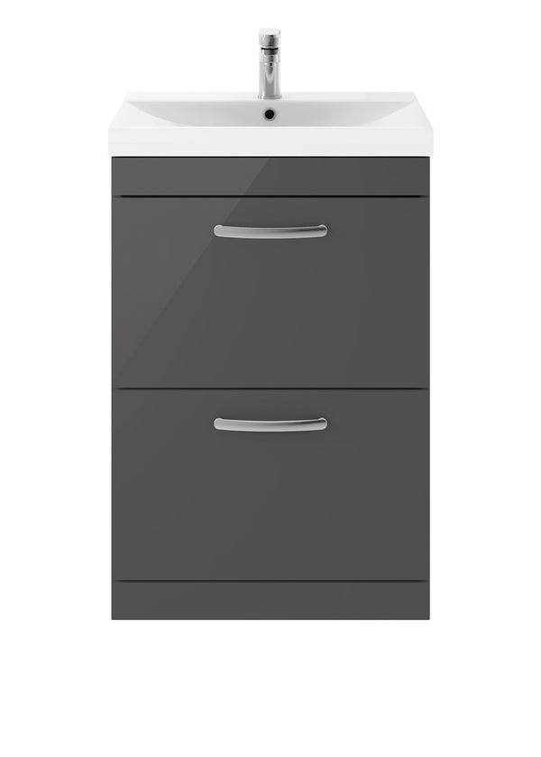 600mm Floor Standing Cabinet With Basin 3