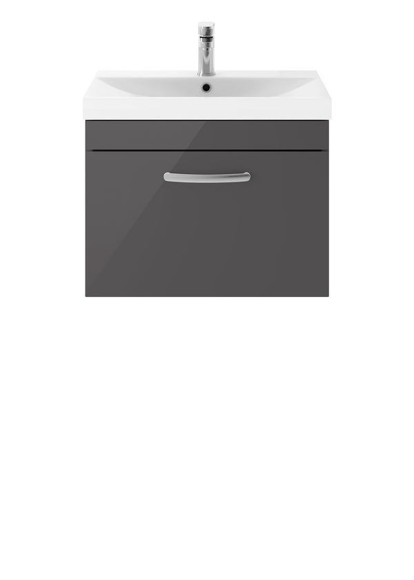 600mm Wall Hung Cabinet With Basin 3