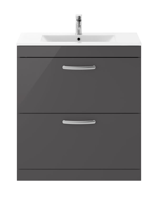 800mm Floor Standing Cabinet With Basin 2