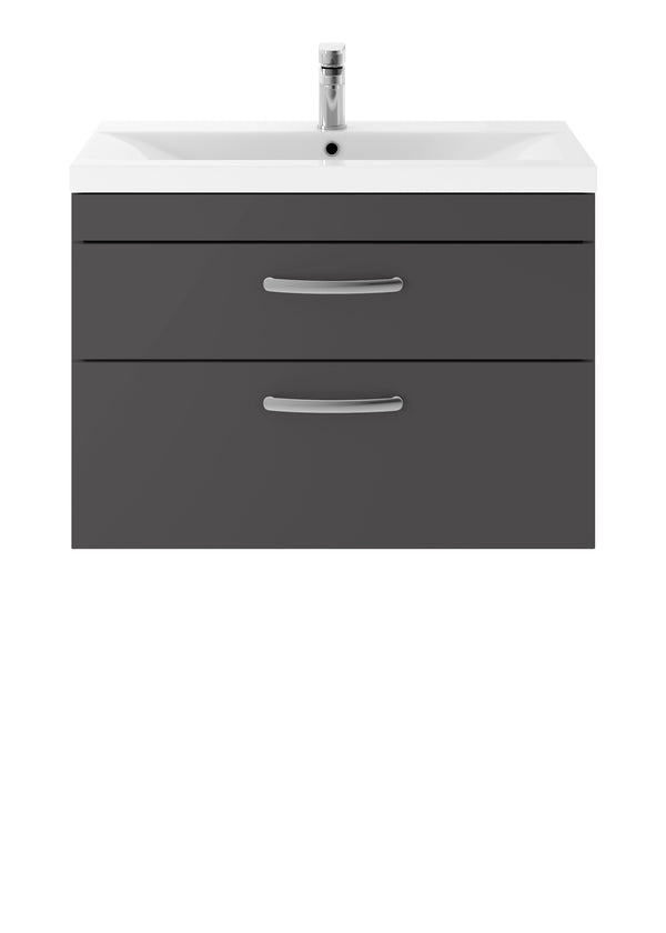 800mm Wall Hung Cabinet With Basin 1