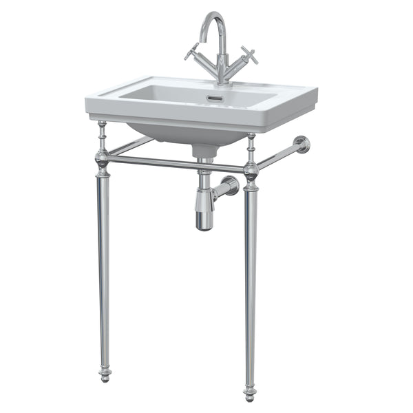 500mm 1TH Basin With Traditional Stand
