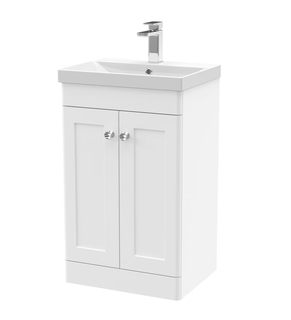 500mm Floor Standing 2 Door Vanity & Basin 3