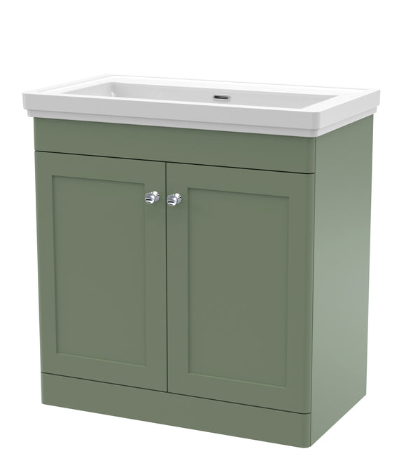 800mm Floor Standing 2 Door Vanity & Basin 0TH