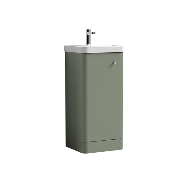 400mm Floor Standing 1 Door Unit & Basin