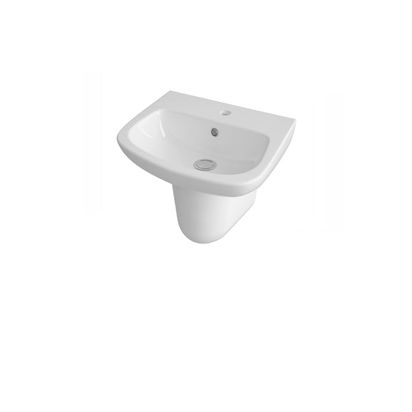 450mm Basin & Semi Pedestal