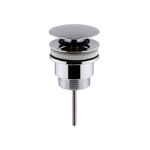 Universal Push Button Basin Waste Slotted & Un-Slotted