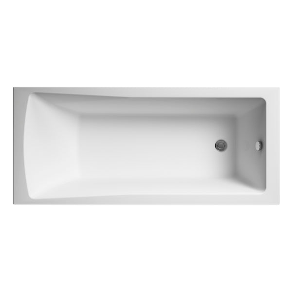 Square Single Ended Bath 1600 x 700mm
