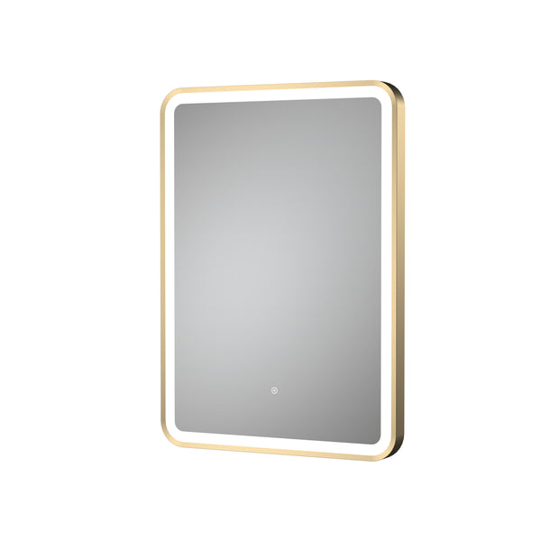 700 x 500 Brushed Brass Framed Mirror