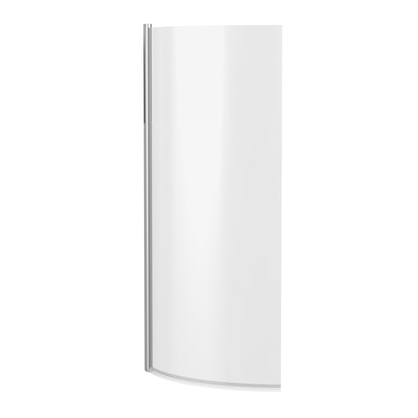 P' Curved Bath Screen (5mm Glass)