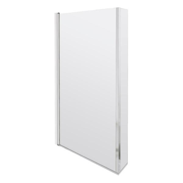 L-Shaped Bath Screen Hinged