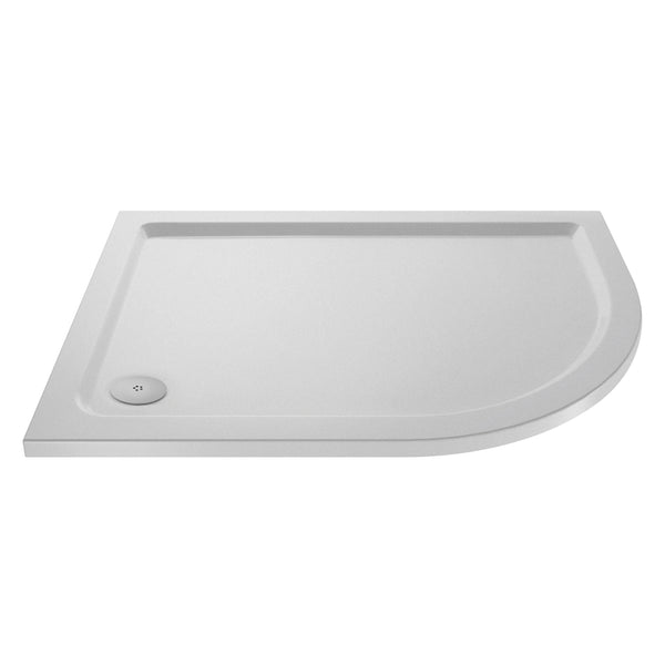 Slip Resistant Offset Quadrant Shower Tray RH 1000 x 800mm
