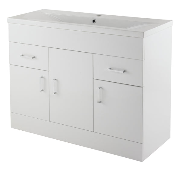 1000mm Floor Standing Cabinet & Minimalist Basin
