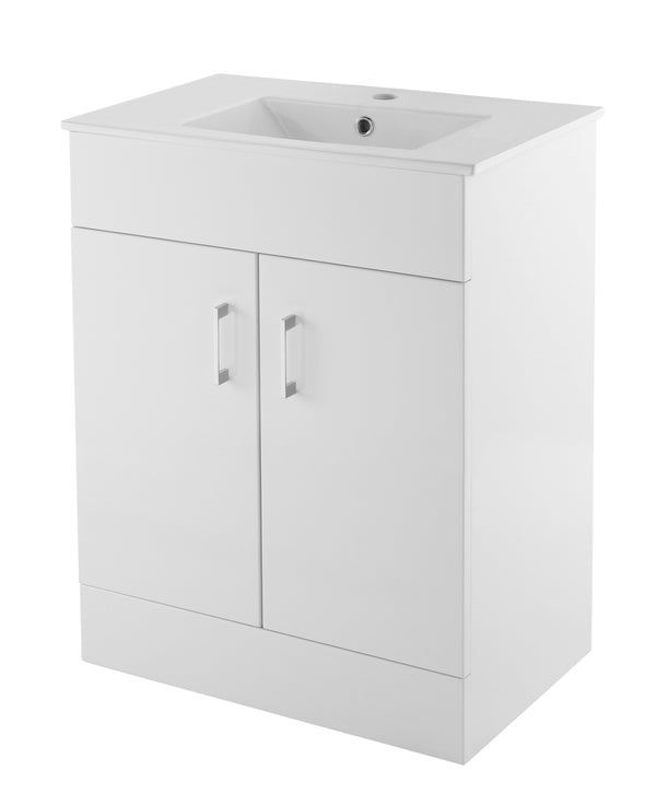 600mm Floor Standing Cabinet & Minimalist Basin